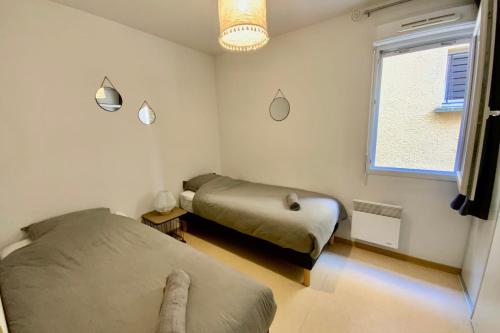 Χώρος καθιστικού στο Les Naïades H41- 2 chambres pour 6 personnes !