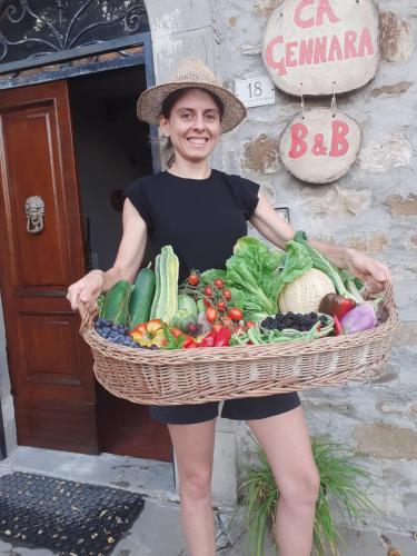 Hostia v ubytovaní Cà Gennara Agri B&B