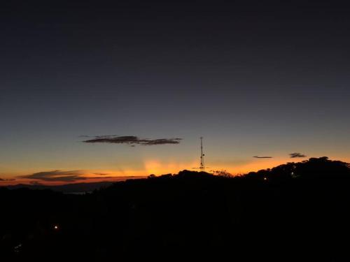 Lever ou coucher de soleil vu de la maison de vacances ou à proximité