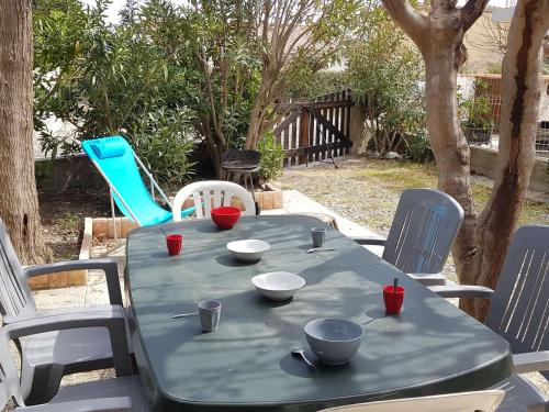 Appartement T2 en RDC, 6 pers, Narbonne-Plage, 100m de la mer, animaux OK, cuisine équipée, WiFi - FR-1-409-149