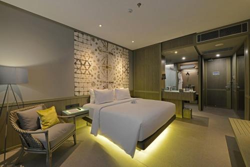 Posezení v ubytování Kanvaz Village Resort Seminyak
