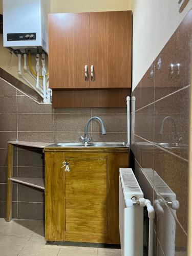 Una cocina o cocineta en Гостевой дом