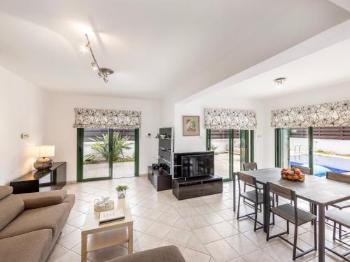 Istumisnurk majutusasutuses Villa Eftihia