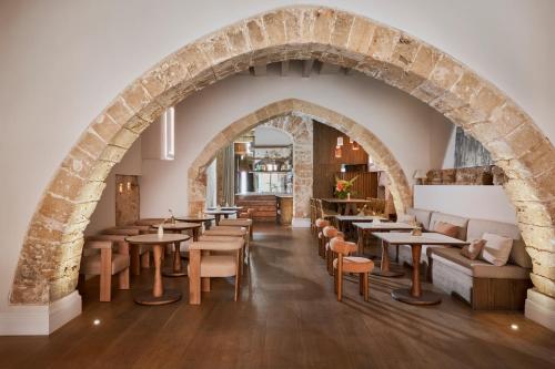 Restaurace v ubytování Boutique Hotel Posada Terra Santa
