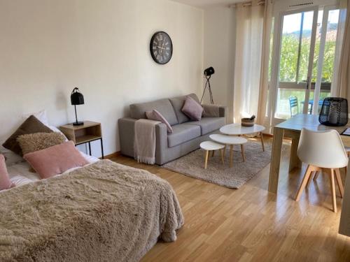 Studio 33 m2 , climatisé, parking extérieur privé gratuit