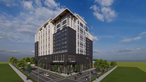 a rendering of a rendering of a building at Tempo By Hilton Raleigh Downtown in Raleigh