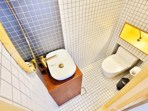 Et badeværelse på Muah Villa