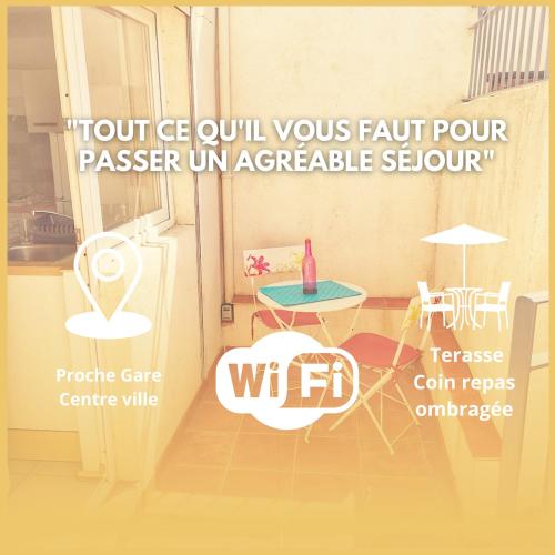 Charmant studio proche gare/centre-ville