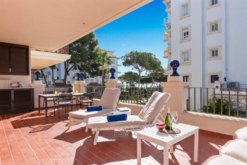 Balkón nebo terasa v ubytování 1 Bedroom Apartment in Andalucía del Mar - Puerto Banús