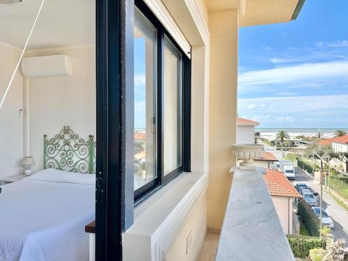 Postel nebo postele na pokoji v ubytování Golden Luxe - incredibile appartamento a 2 passi dal mare