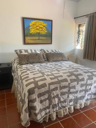 Postel nebo postele na pokoji v ubytování La Casa de Luzma