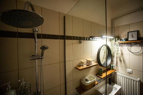 Bilik mandi di Διαμέρισμα στη Λάρισα Your home