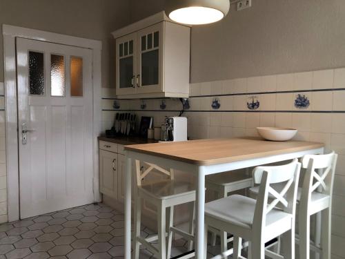 Kuchyň nebo kuchyňský kout v ubytování Ferienhaus ON90