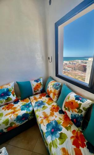 Χώρος καθιστικού στο Baya House Sea View