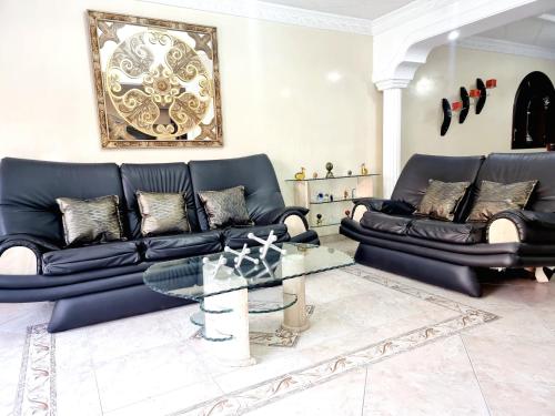 Posezení v ubytování Hermosa casa en Bucaramanga