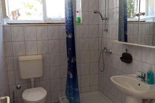 Ένα μπάνιο στο Apartments by the sea Lumbarda, Korcula - 22543