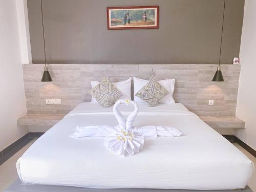 Katil atau katil-katil dalam bilik di Pyramid Hotel & Spa