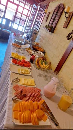 Morgenmad for gæster der bor på Quinta Sierra de Fuego