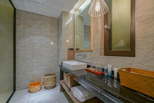 Koupelna v ubytování Xisu Garden Inn