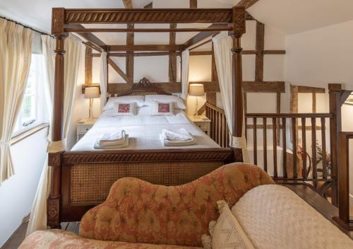 Krevet ili kreveti u jedinici u okviru objekta Fiddler's Cottage