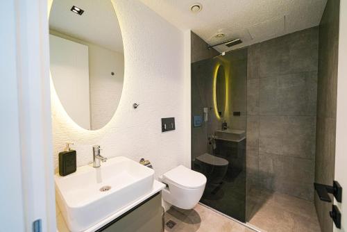 A bathroom at The Ni Villas Akyarlar - Bodrum