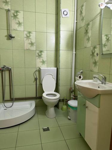 Koupelna v ubytování Casa Matis Mărișel