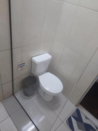 Salle de bains dans l'établissement Pousada Seu Souza