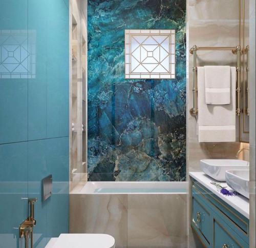 Phòng tắm tại Vip Apartment Baku palace