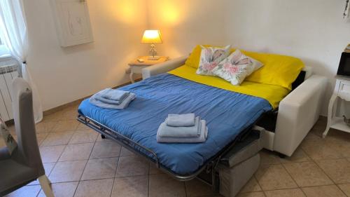 Postel nebo postele na pokoji v ubytování Giava Home