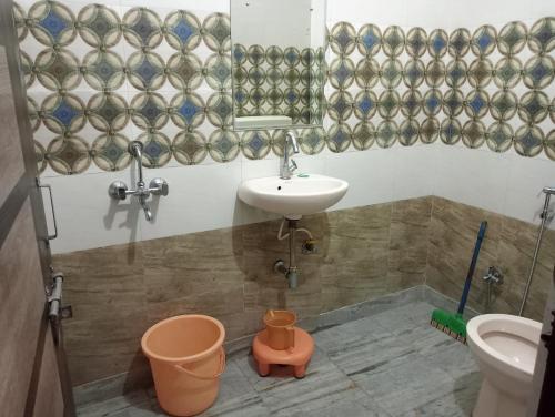 Koupelna v ubytování Jaipur Marigold Homestay