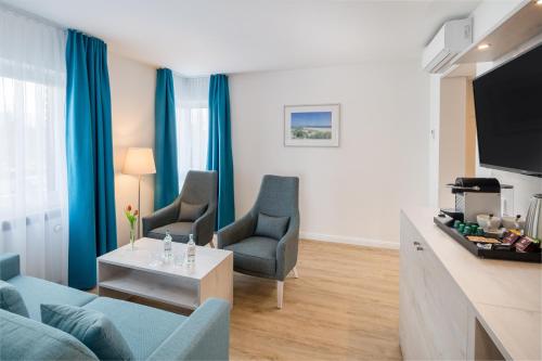Ruang duduk di Stadthotel Eckernförde