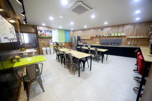 Ganse Guesthouse tesisinde bir restoran veya yemek mekanı