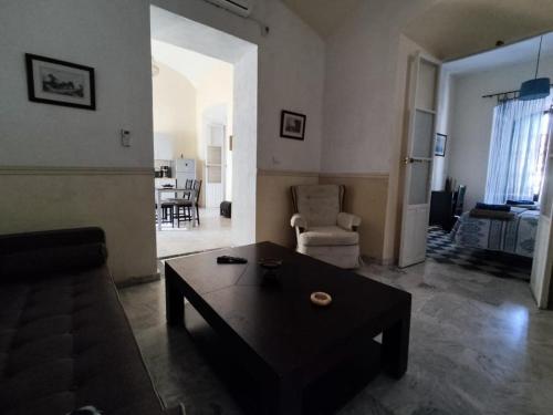 Χώρος καθιστικού στο Apartamentos JP Fregenal