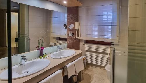 Koupelna v ubytování Zigante Rooms
