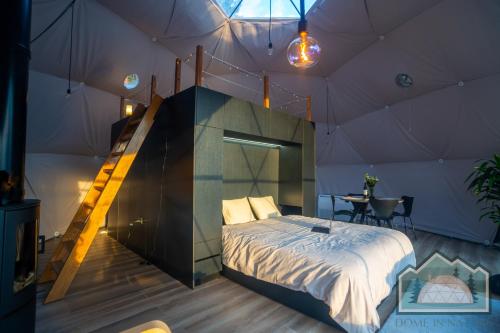 Letto o letti in una camera di Dome in Nature