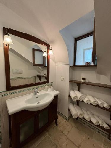 Koupelna v ubytování Mare Diem