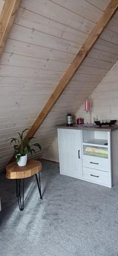 Kuchyň nebo kuchyňský kout v ubytování Domek Skitnica