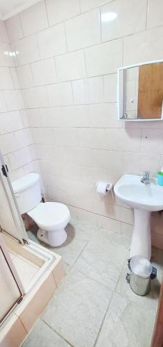Ein Badezimmer in der Unterkunft Lilafken Apart Pichilemu