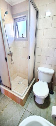 Ein Badezimmer in der Unterkunft Lilafken Apart Pichilemu