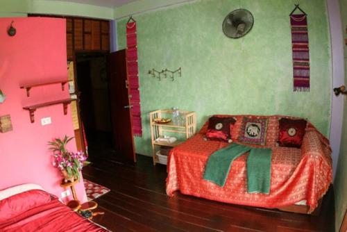 Katil atau katil-katil dalam bilik di Shanti Lodge