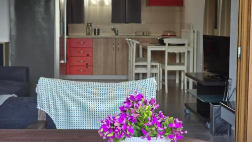 Η κουζίνα ή μικρή κουζίνα στο Garden Oasis Elegant Summer House