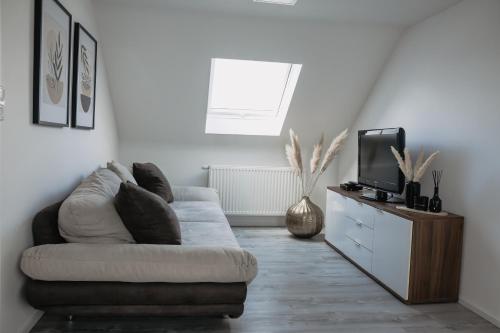 Μια τηλεόραση ή/και κέντρο ψυχαγωγίας στο Stilvolles Apartment