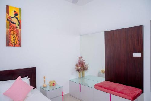 Postel nebo postele na pokoji v ubytování Apartment Canterbury -Piliyandala Kahathuduwa