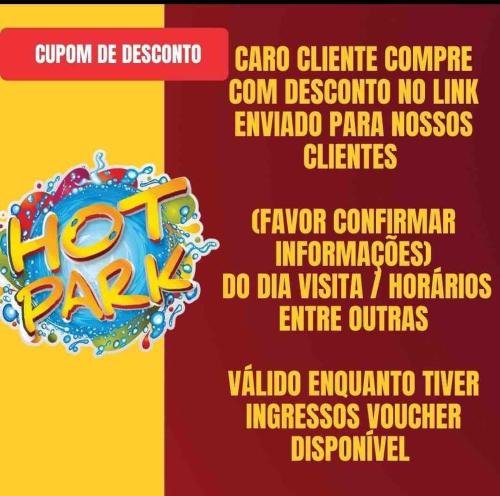 un poster di un concerto di teoremi di un virus corona di apto 323 Flat Veredas · Flat Hotel Veredas Rio Quente Hot Park a Rio Quente