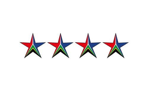 a row of five stars illustration at Luxury Tented Village @ Urban Glamping in St Lucia