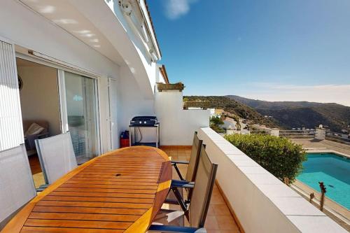 Vue mer Terrasse 2 ch Wifi Piscine Rosas
