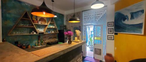 Η κουζίνα ή μικρή κουζίνα στο Villa summertime Mirissa