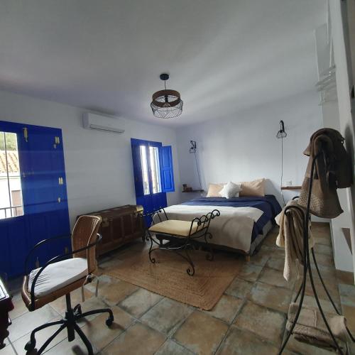 Ένα ή περισσότερα κρεβάτια σε δωμάτιο στο Casa Haarlemeña