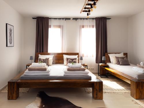 Postel nebo postele na pokoji v ubytování Golubina 1 - Studio Apartman