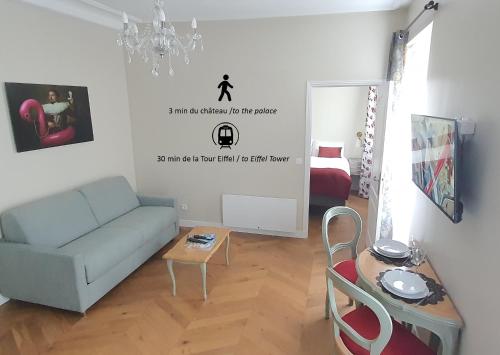 2 pièces calme à 300m du château